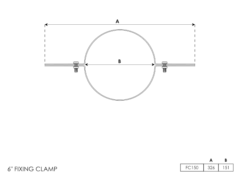 6 Inch Fixing Clamp