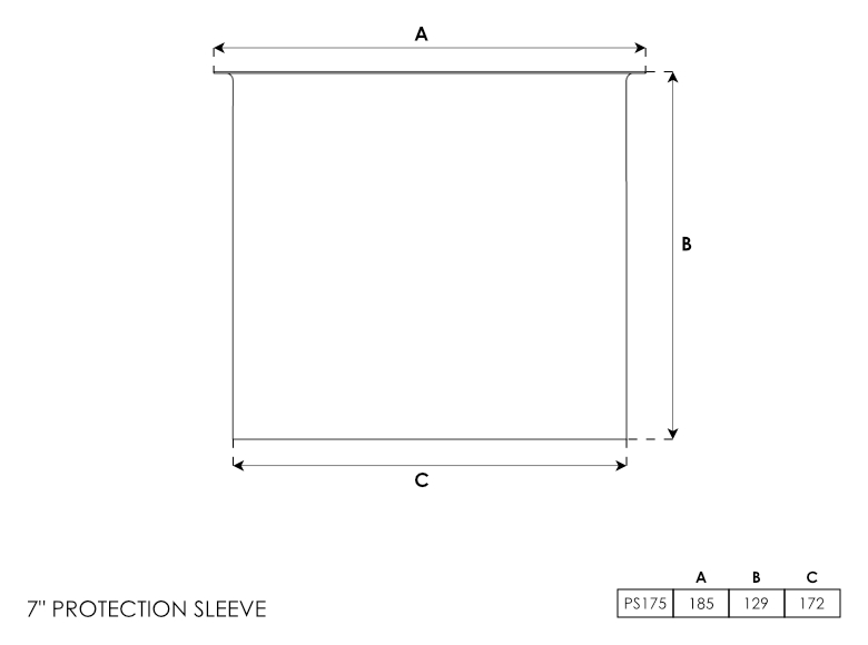 7 Inch Protection Sleeve
