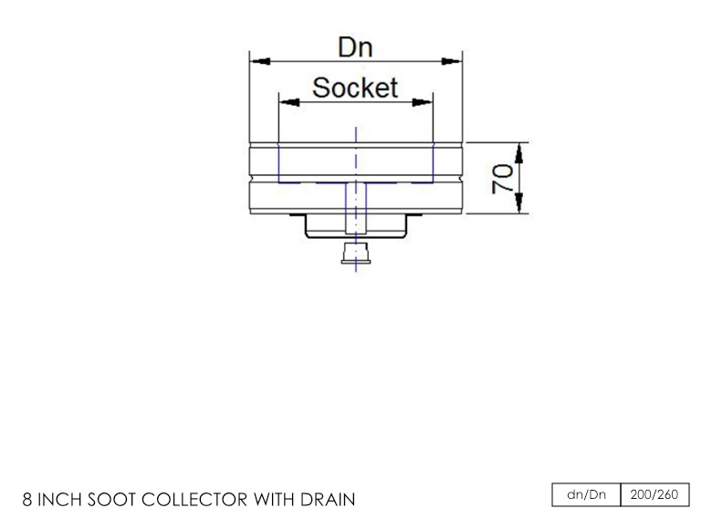 Twin Wall Soot Collector 8 Inch MB