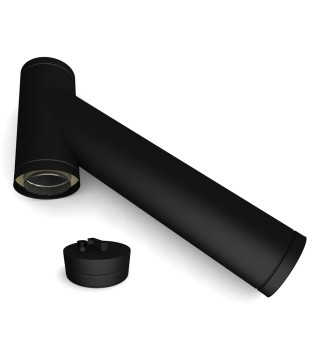 Twin Wall Long Tee with Soot Collector 135° 6" MB