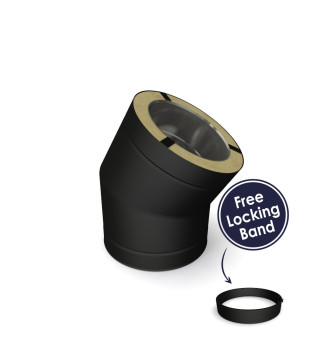 Twin Wall Elbow 30° 6" MB