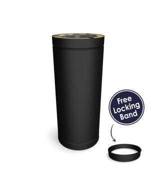 Twin Wall Straight Length 500mm 5" MB