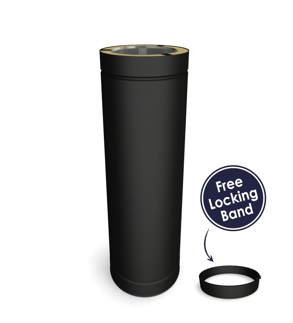 Twin Wall Straight Length 800mm 5" MB