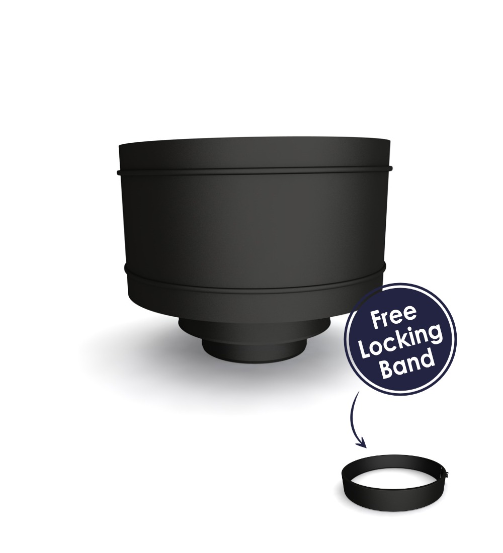 Twin Wall Anti Down Draught Cowl 6" MB