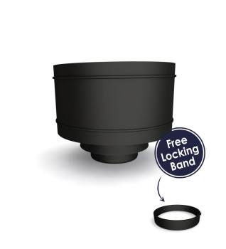 Twin Wall Anti Down Draught Cowl 6" MB