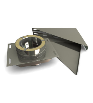 Twin Wall Base Support Short 5" SS