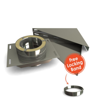 Twin Wall Base Support Short 7" SS