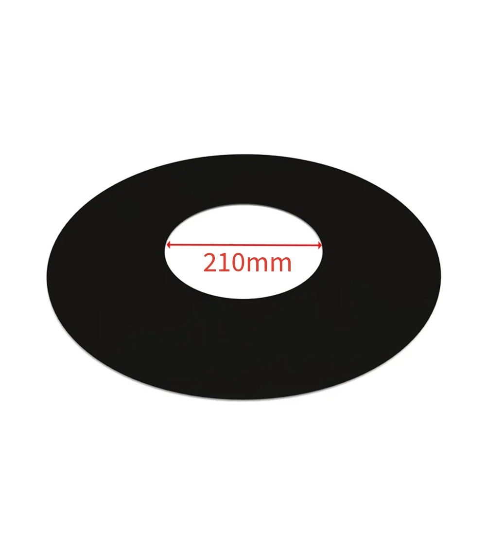 Twin Wall 1 Part Round Finishing Plate 0° 6 Inch MB 0.4mm Galvanised 