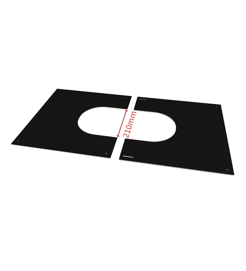 Twin Wall 2 Part Square Finishing Plate 30°-45° 6" MB