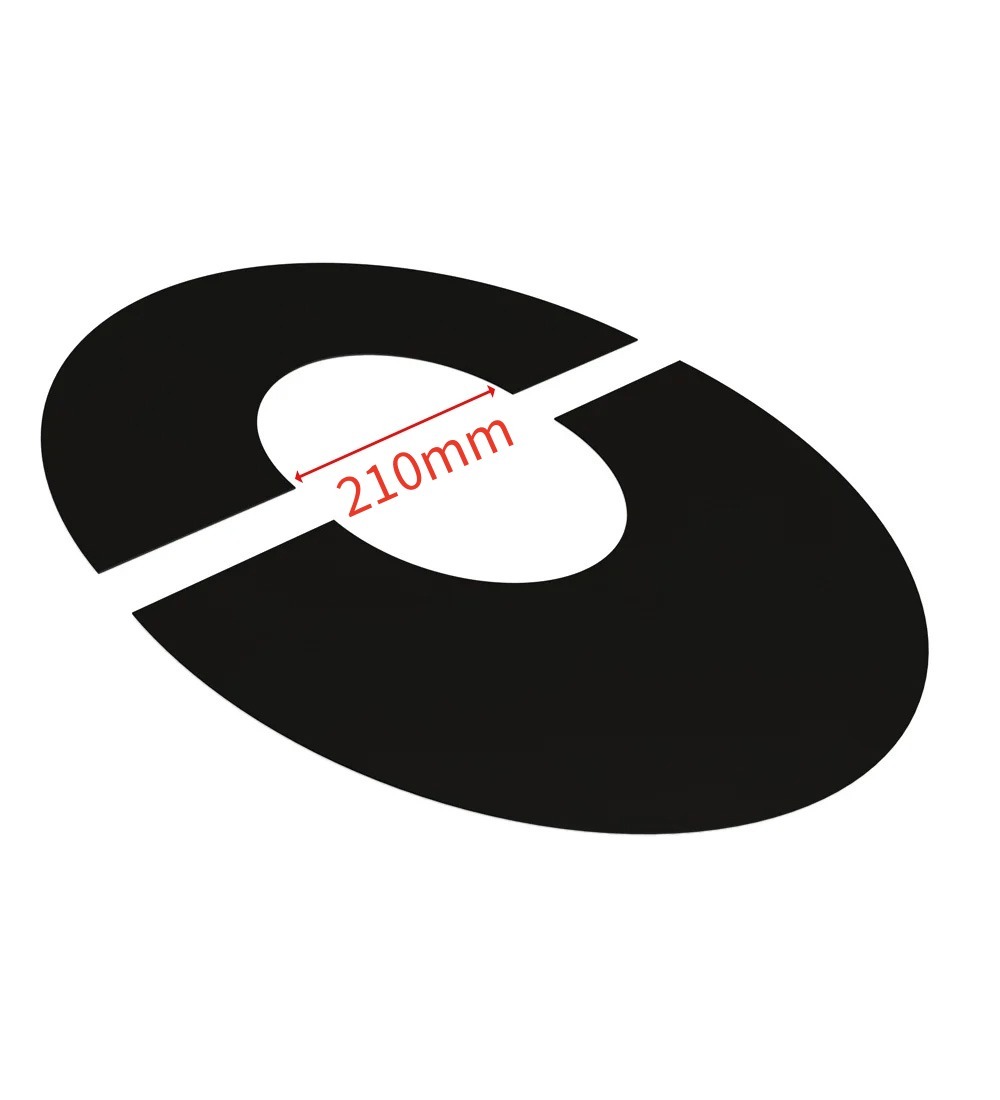 Twin Wall 2 Part Oval Finishing Plate 30° 6" MB