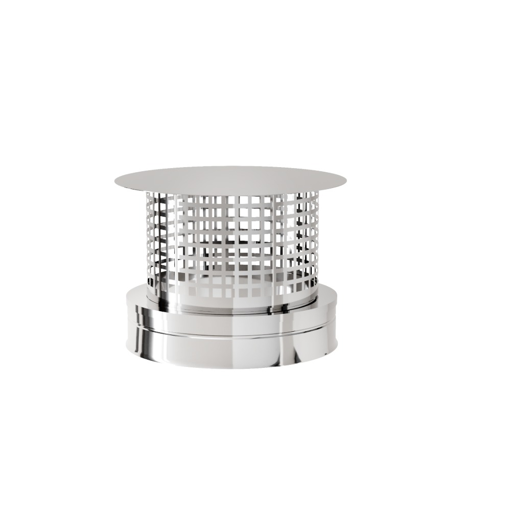 DTW Gas Rain Cap With Mesh 5 Inch SS