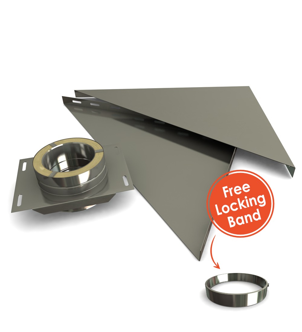 Twin Wall Base Support Long 6" SS