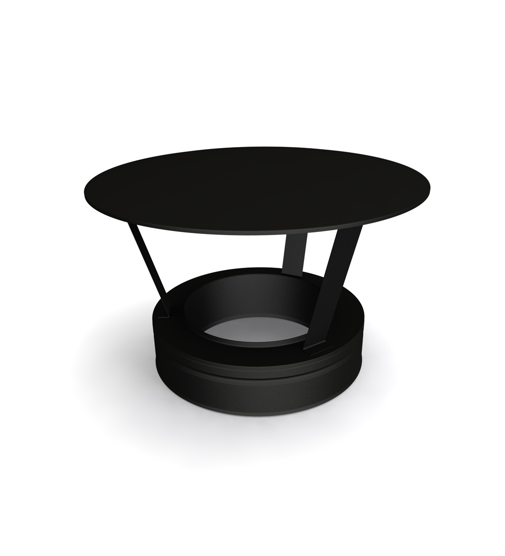 Twin Wall Rain Cap 6" MB