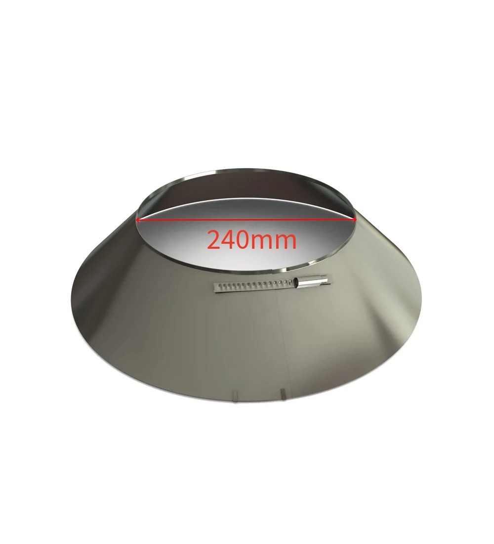 Twin Wall Storm Collar 7" SS