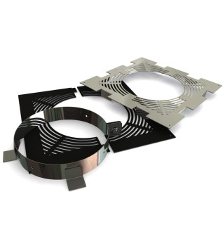 Twin Wall Firestop Ventilated Support Set 6" MB