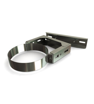 Twin Wall Adjustable Wall Bracket 130-210mm 6" SS