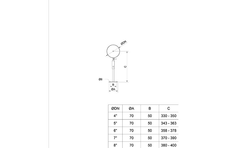 Matt Black Wall Bracket 7