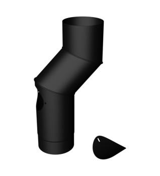 Matt Black Offset with Door 6"