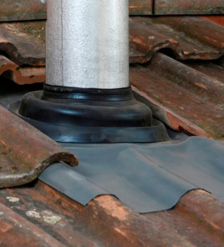 0°-45° Seldek Nu-Lead Black EPDM Flashing