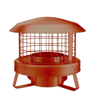 316 6 Inch Terracotta Pot Hanging Rain Cap