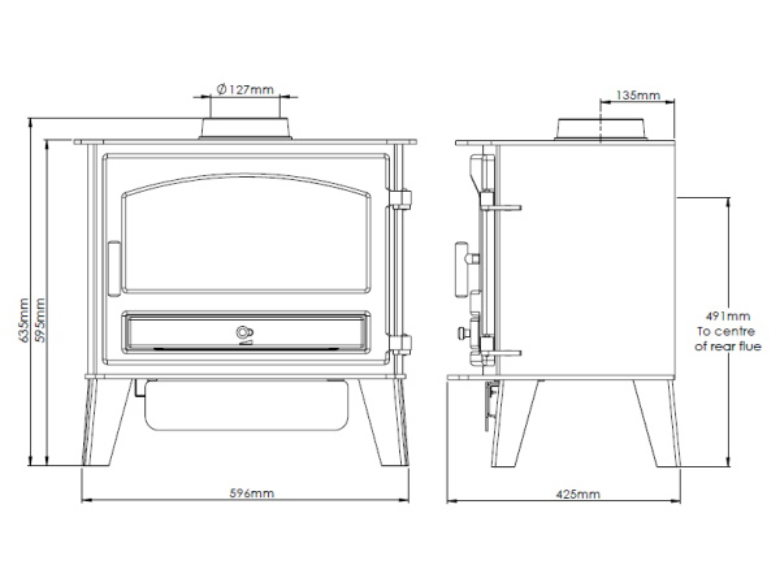 Woodford Stockport 6 LPG Gas Stove 