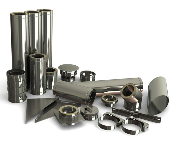 Complete twin wall flue kits