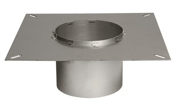 Example of a chimney fan flange