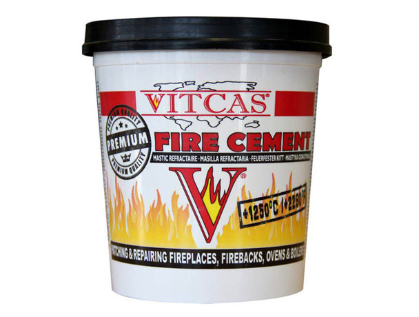Fire cement for log burners, stoves and fireplaces